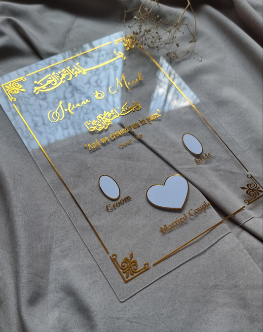 Nikah Zertifikat Acryl Fingerabdruck -Rihab-