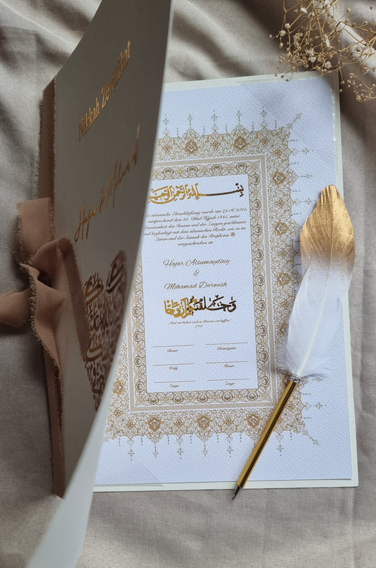 Islamische Eheurkunde Nikah-Zertifikat
