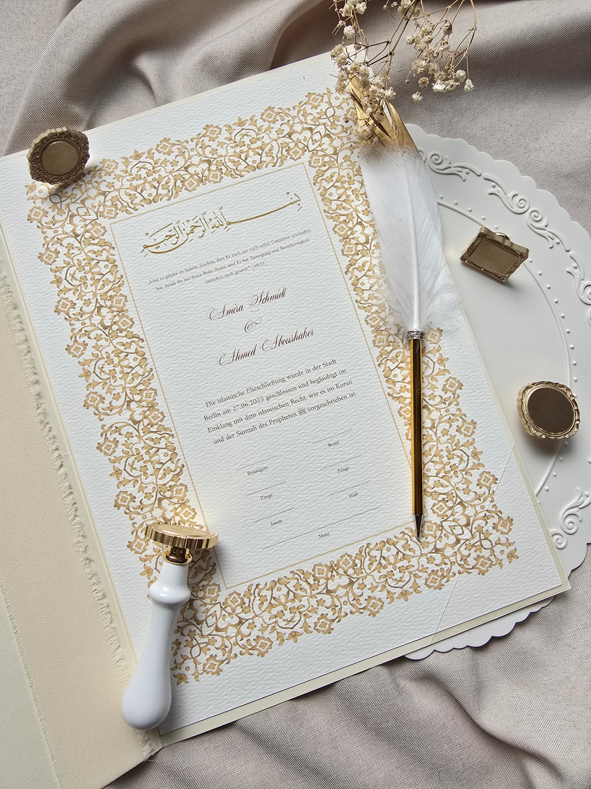 Islamisches Nikah-Zertifikat