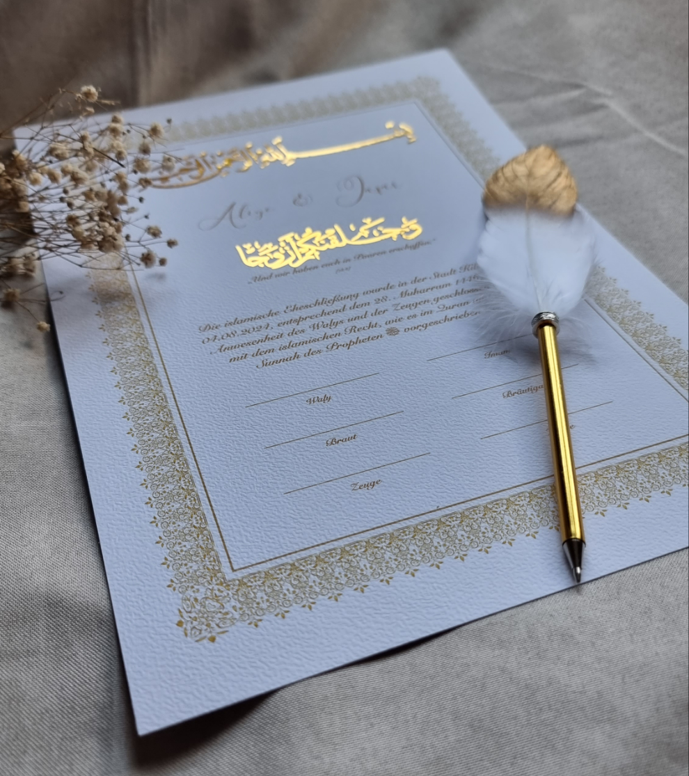 Nikah Zertifikat -Maysa-