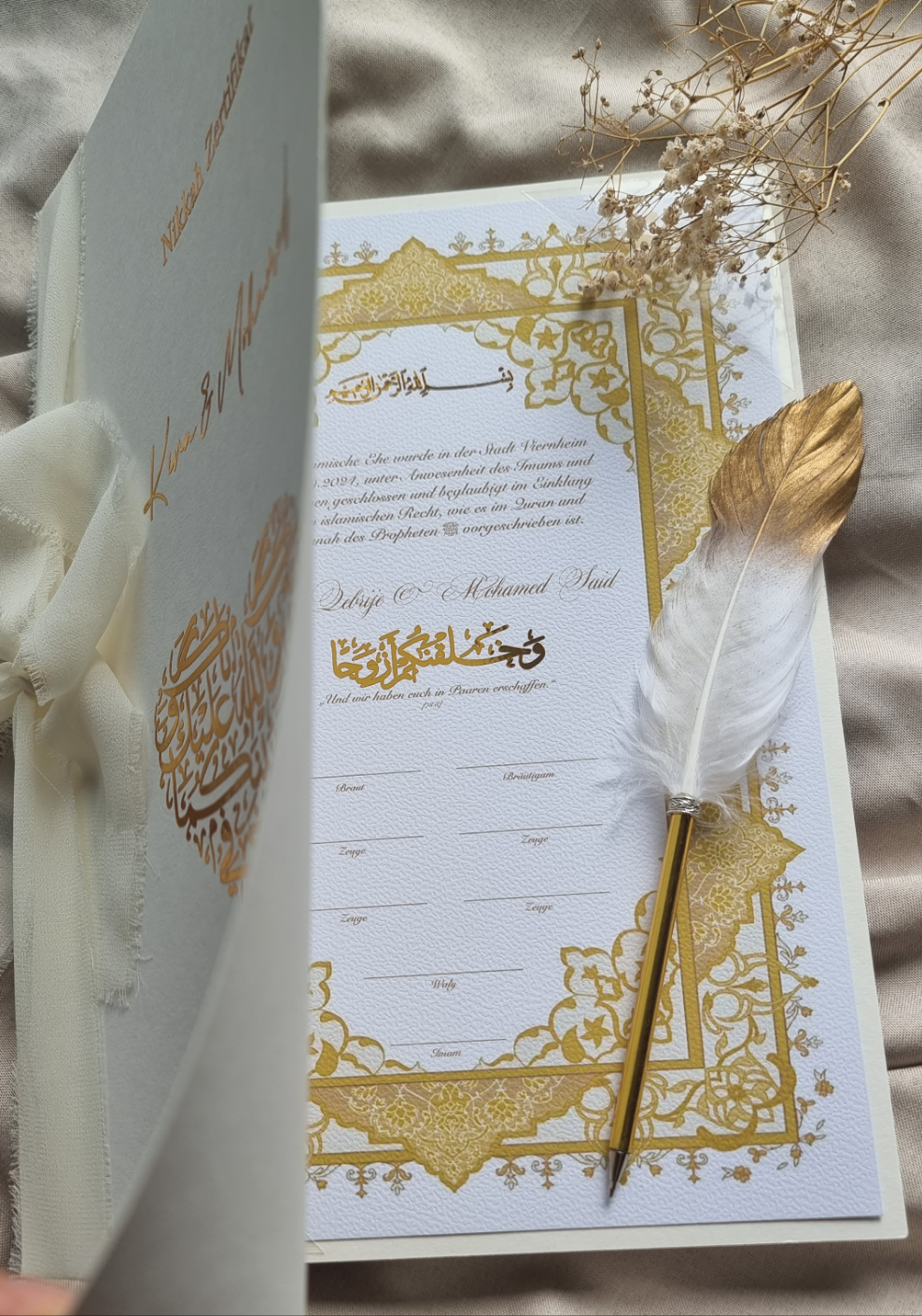 Nikkah Zertifikat -Kosovo-