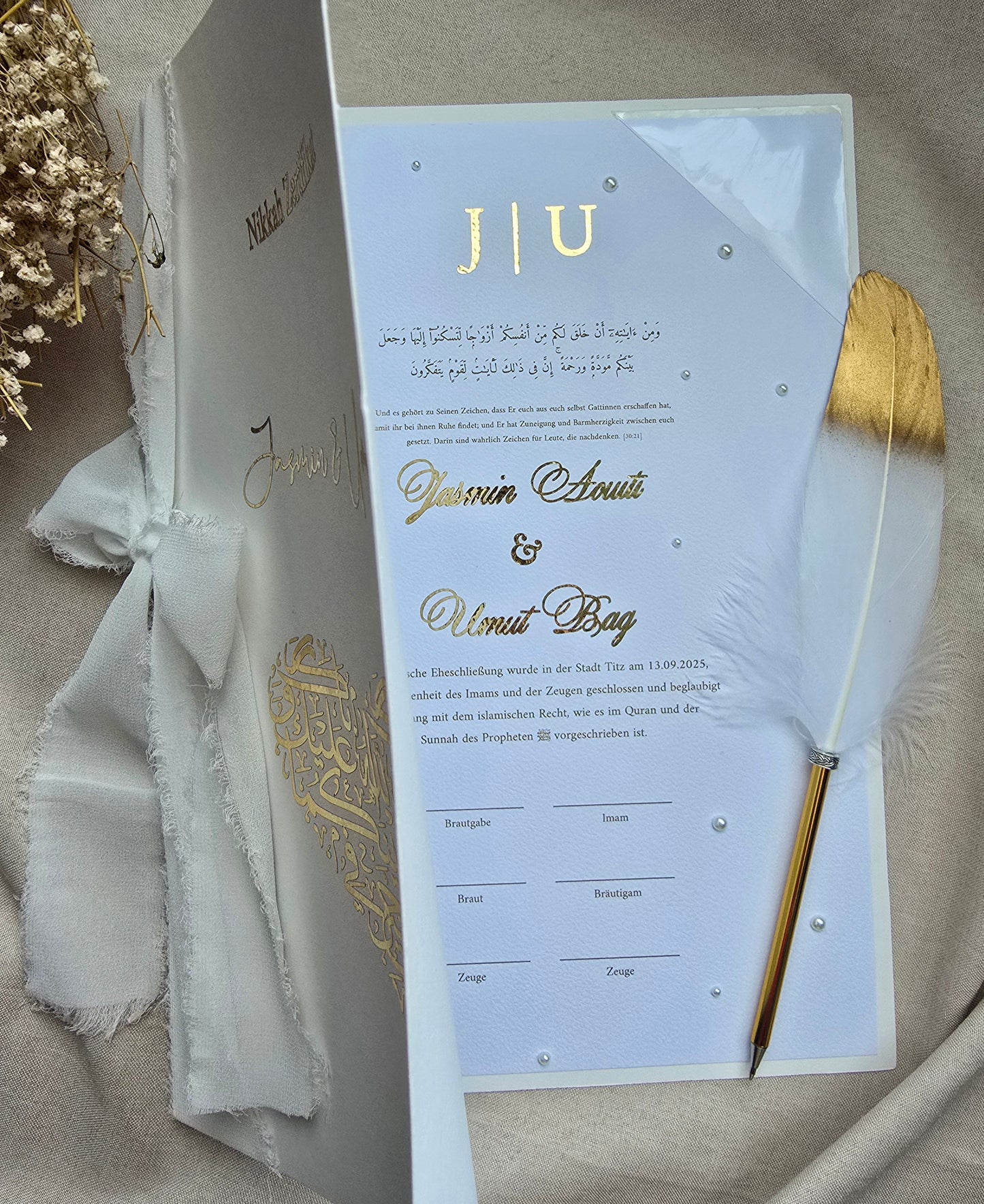Nikah Zertifikat -Palestine-