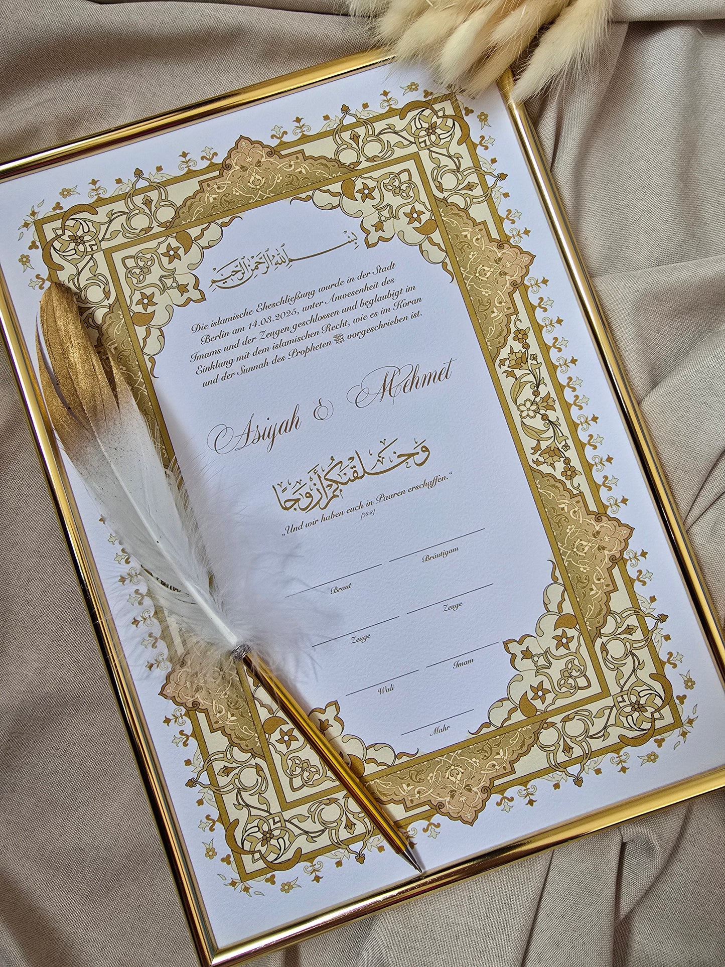 Nikkah Zertifikat -Lybia-
